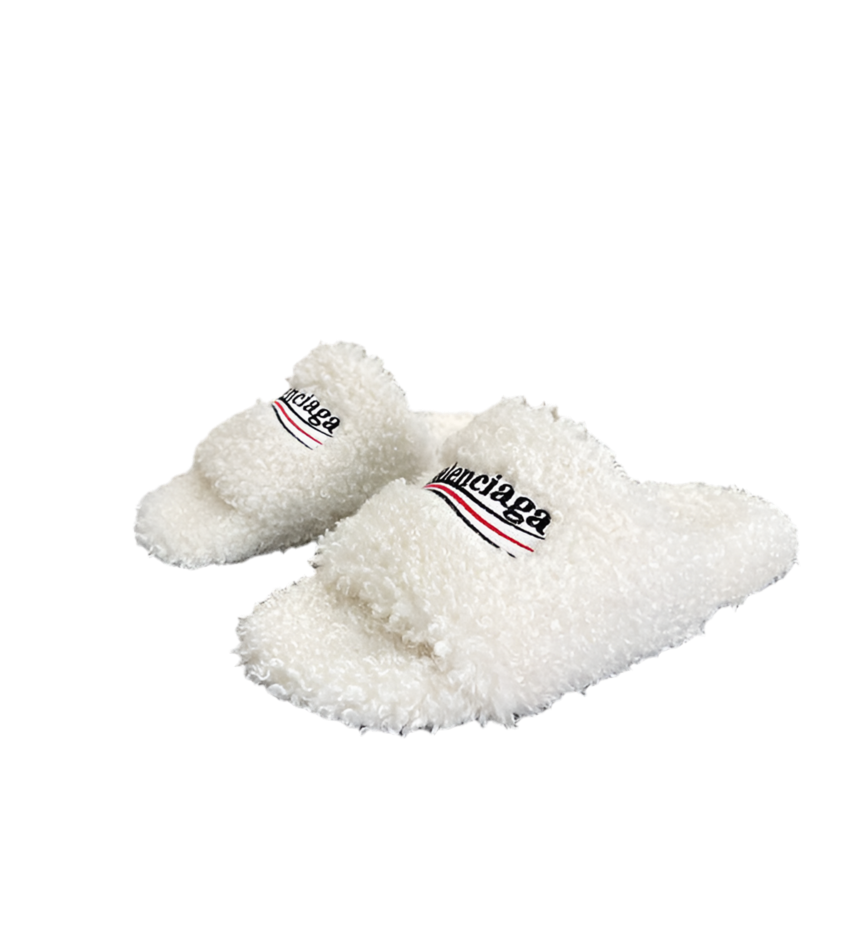 Balenciaga Fuzz Slides