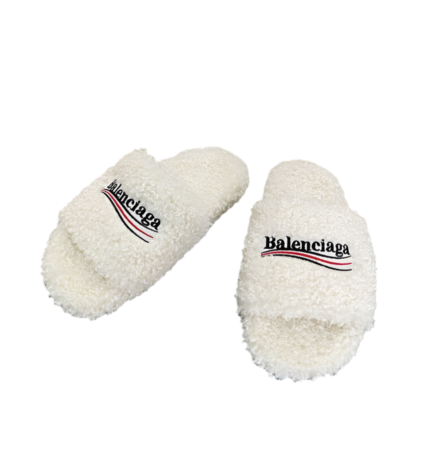 Balenciaga Fuzz Slides