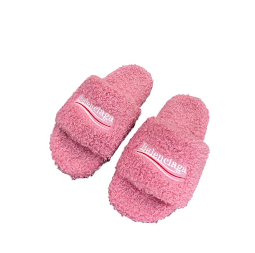 Balenciaga Fuzz Slides