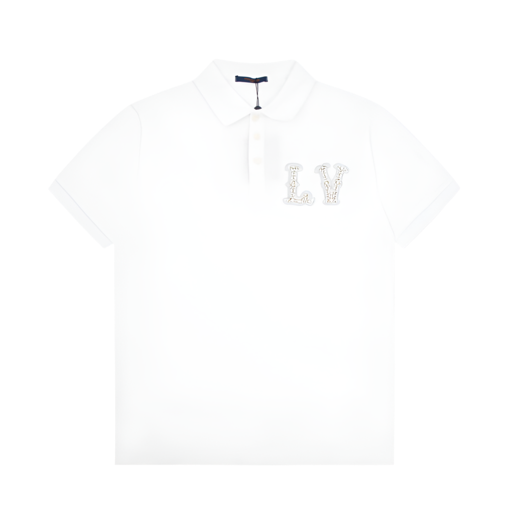 LV RHINESTONE POLO